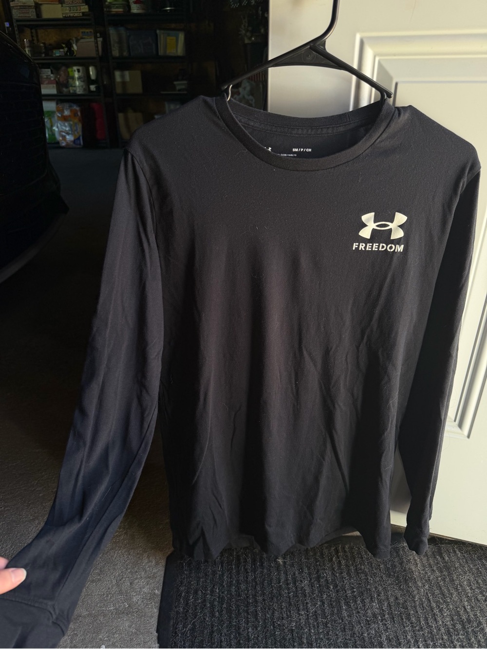 Under Armour Black Freedom Long Sleeve Performance Tee